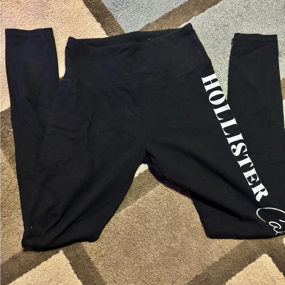 Hollister Kids Leggings in Black with Logo